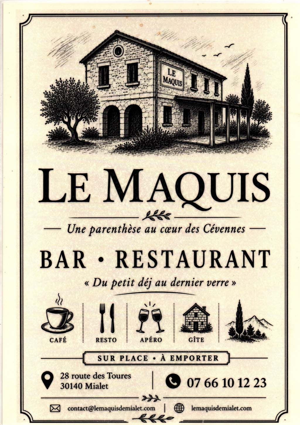 affiche Le Maquis